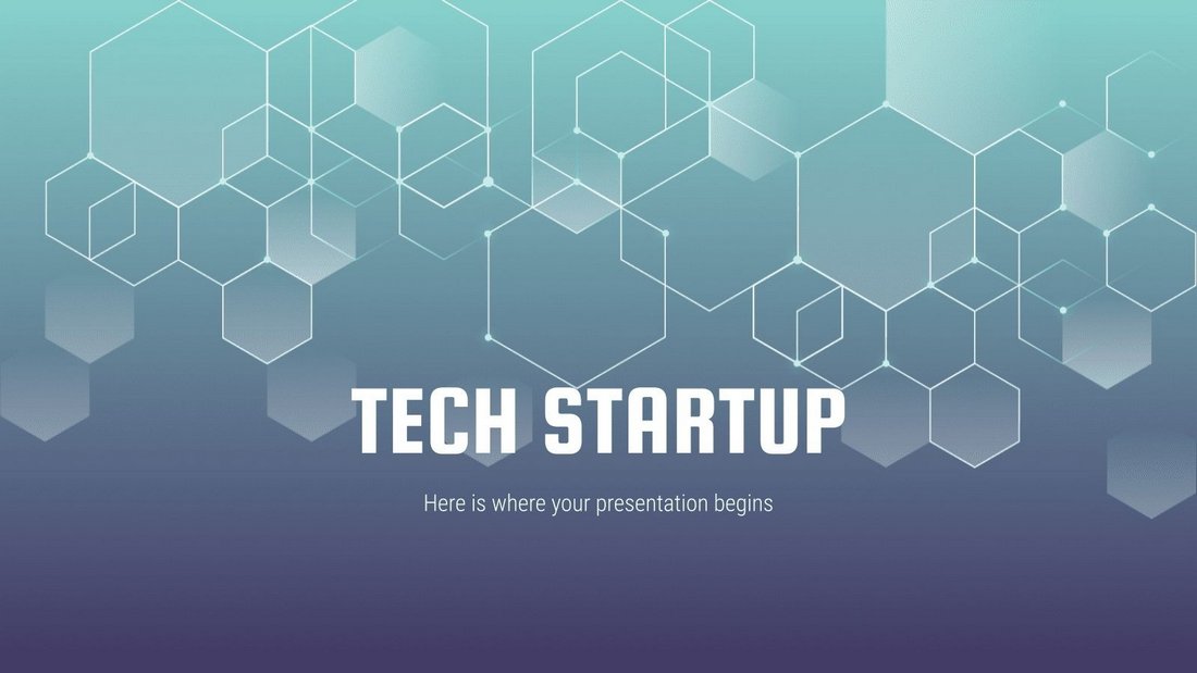 Tech Startup Presentation Free Google Slides Template