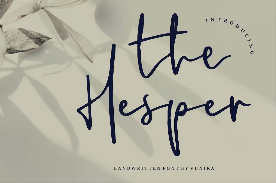 The Hesper - Unique Handwritten Font