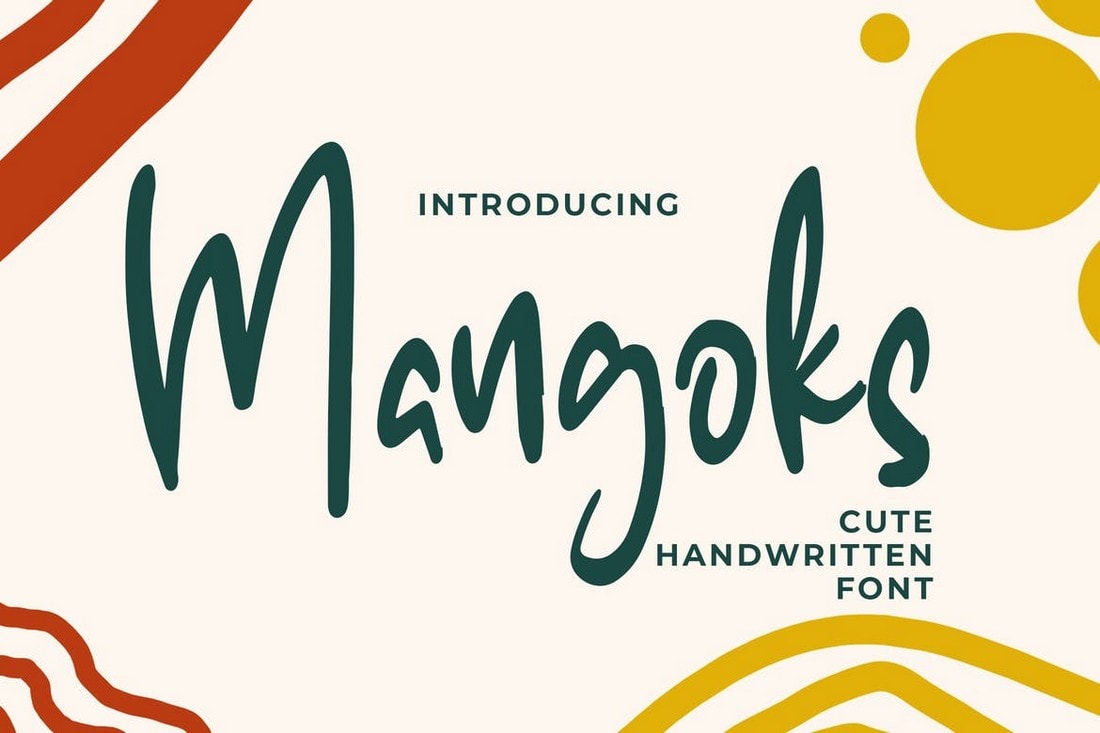 The Mangoks - Cute Handwritten Font