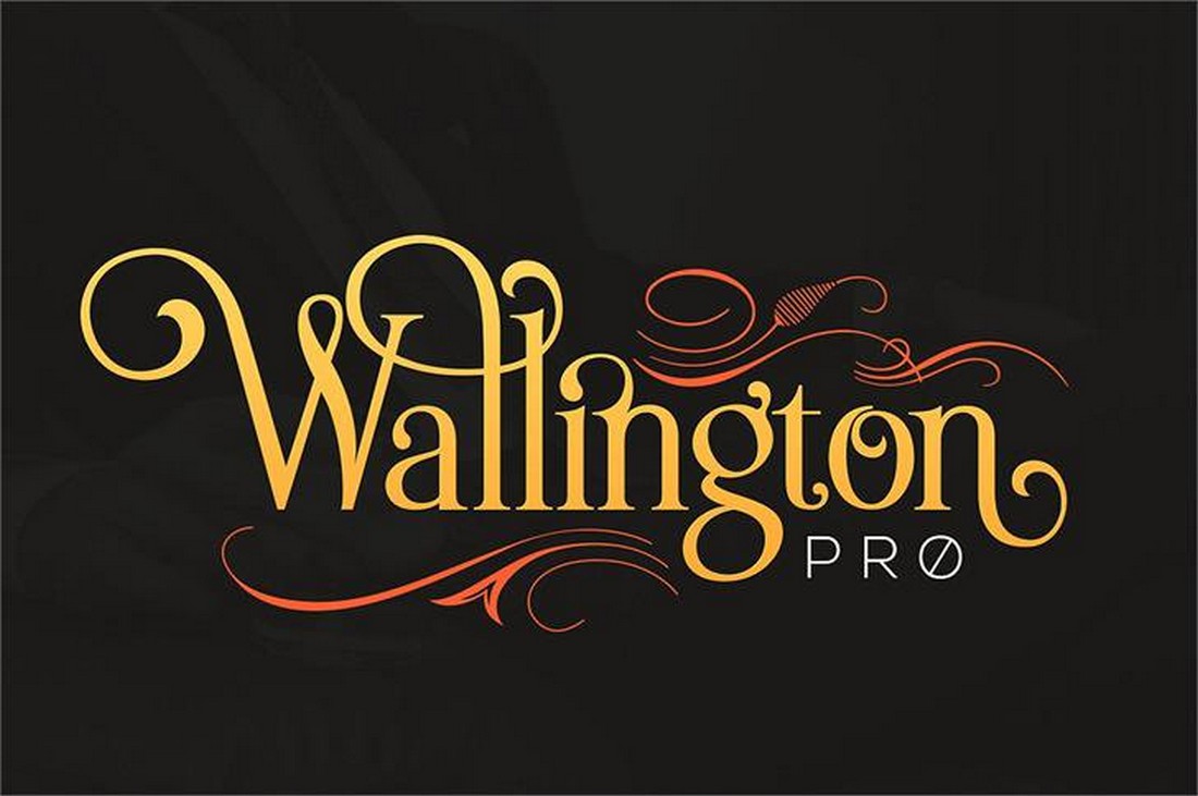 The Wallington Pro Font - Font Art Nouveau Gratis