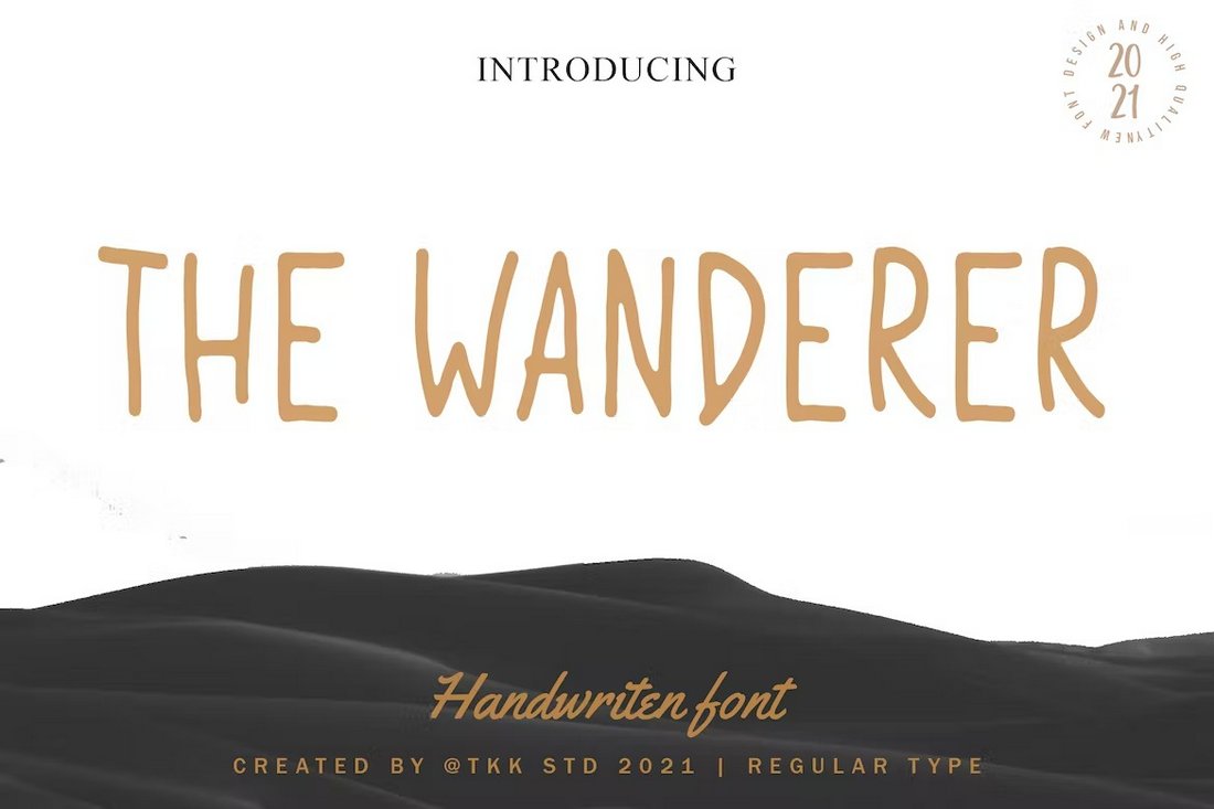 The Wanderer - Hand-Drawn Final Cut Pro Font