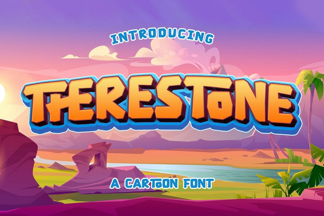 Therestone - Kids Cartoon Font