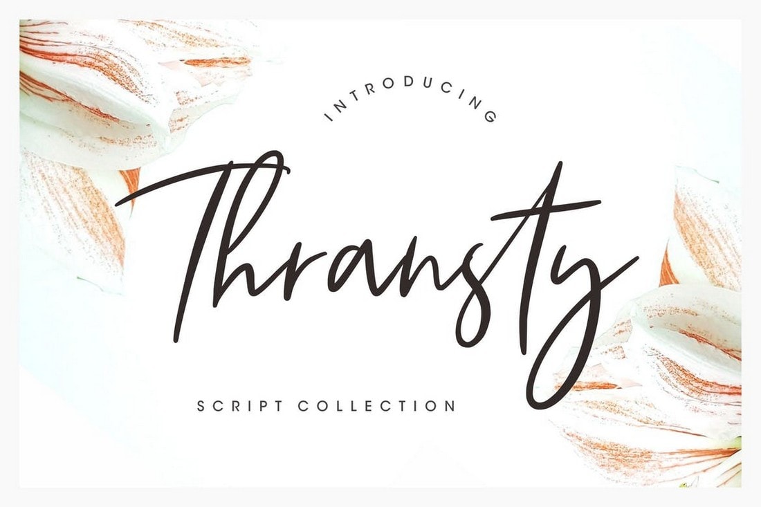 Thransty - Handwritten Script Font