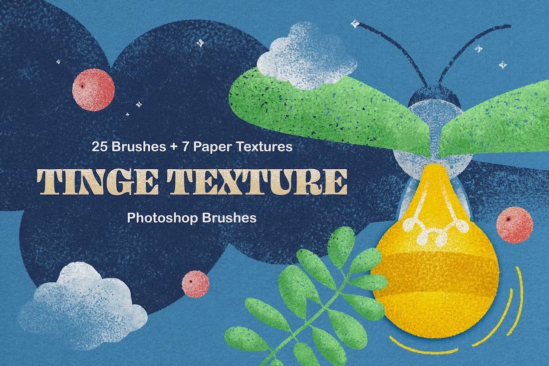 Tinge - Texture Photoshop Brushes