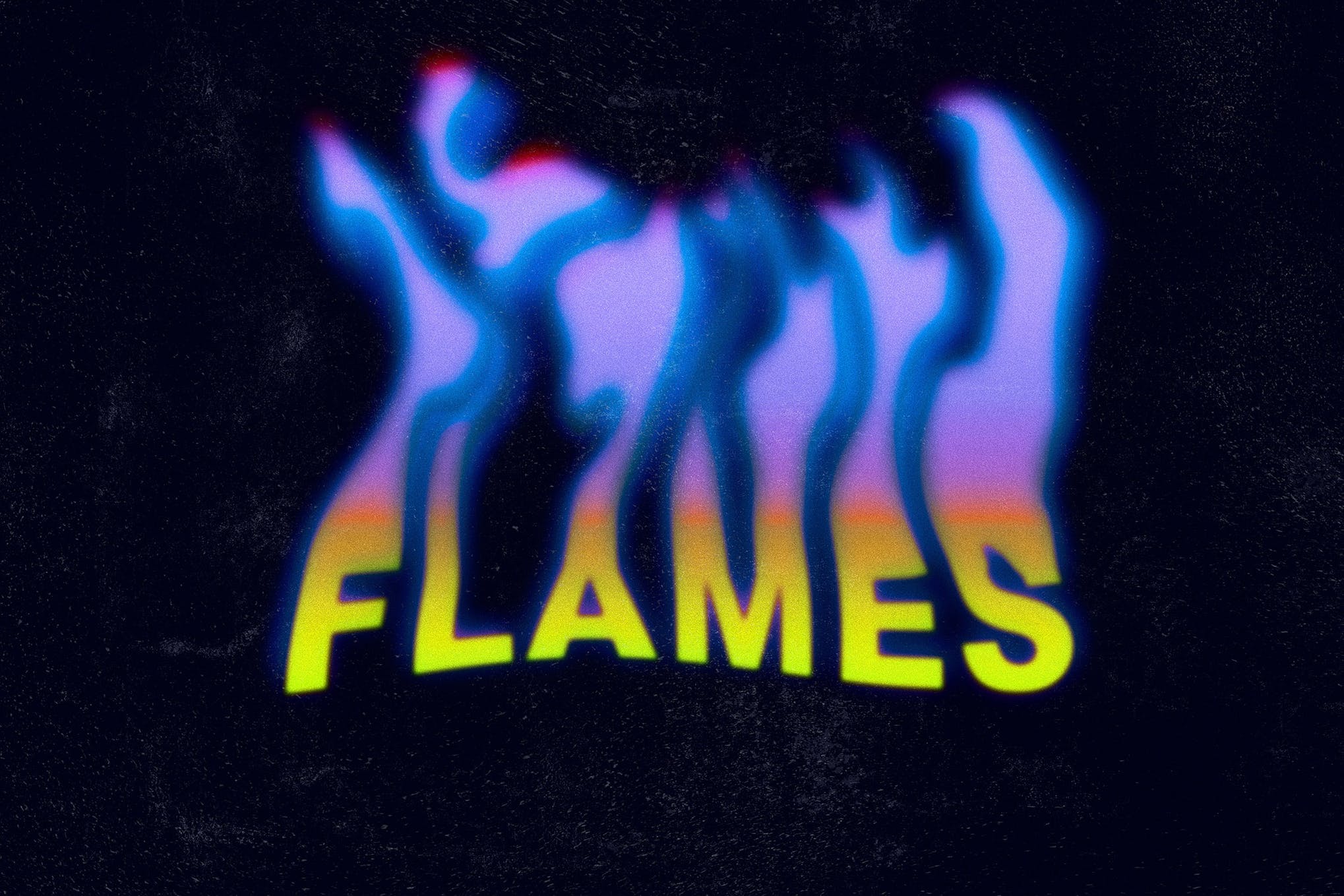 Toxic Flames Text Effect