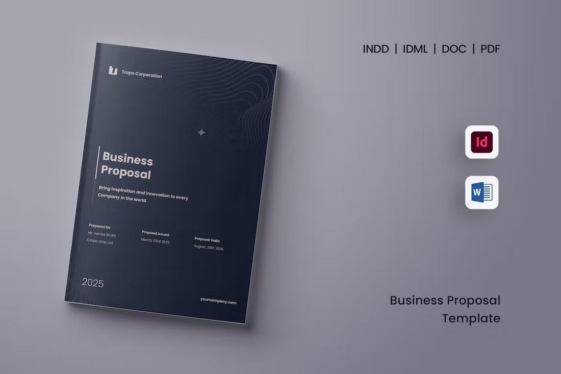 Tropo - Minimalist Word Business Proposal