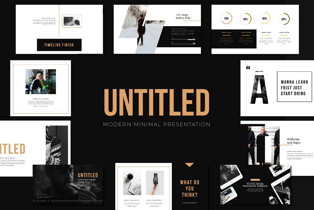 Untitled - Free Minimal Modern PowerPoint Template