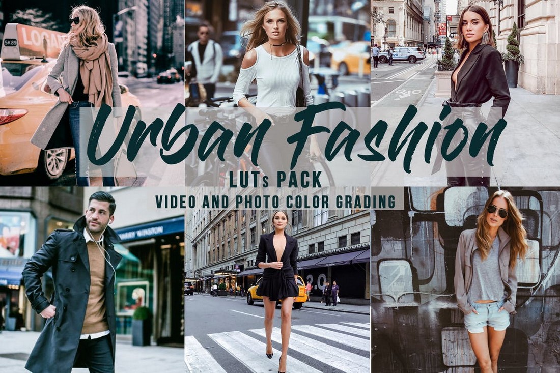 Urban Fashion Premiere Pro LUTs Pack