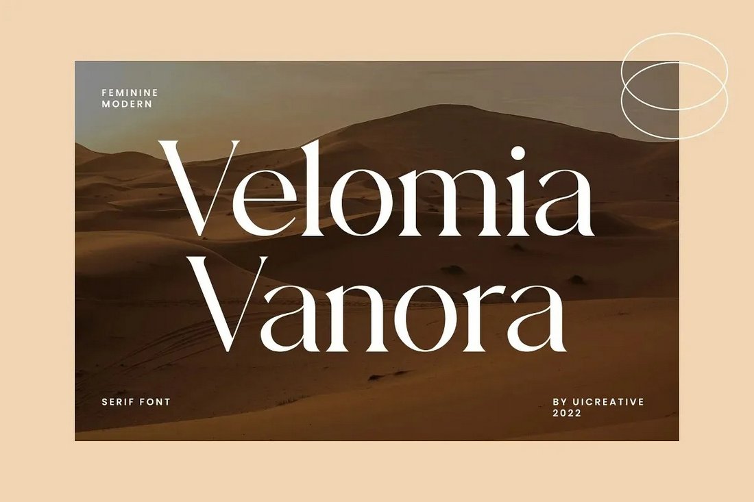 Velomia Vanora - Free Elegant Font