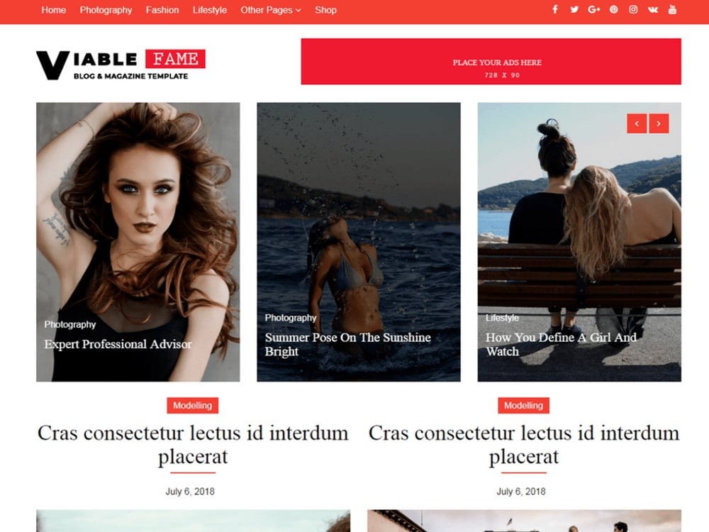 Viable Fame-free-wordpress-theme