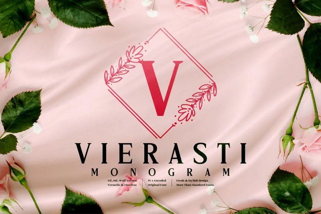 Vierasti - Free Monogram Font