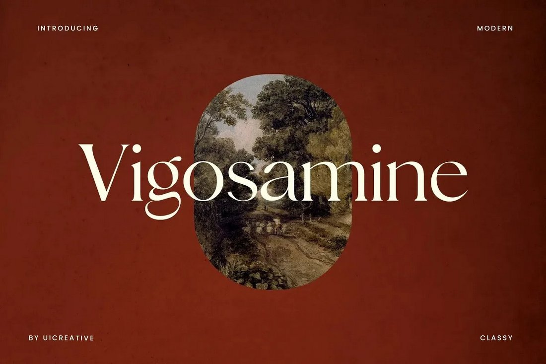 Vigosamine - Free Classy Font