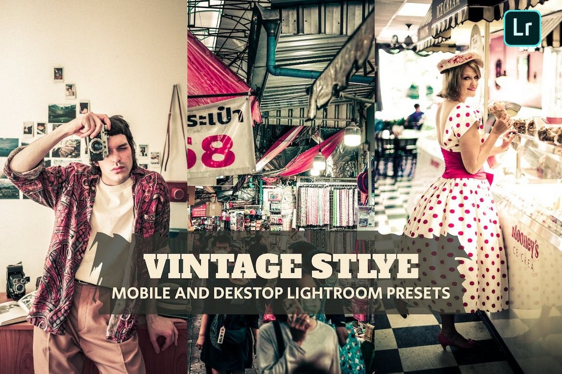 Vintage Style Lightroom Presets Dekstop & Mobile