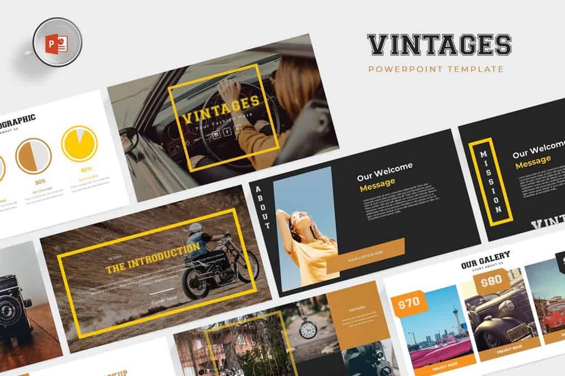 Vintages - Modern Powerpoint Template