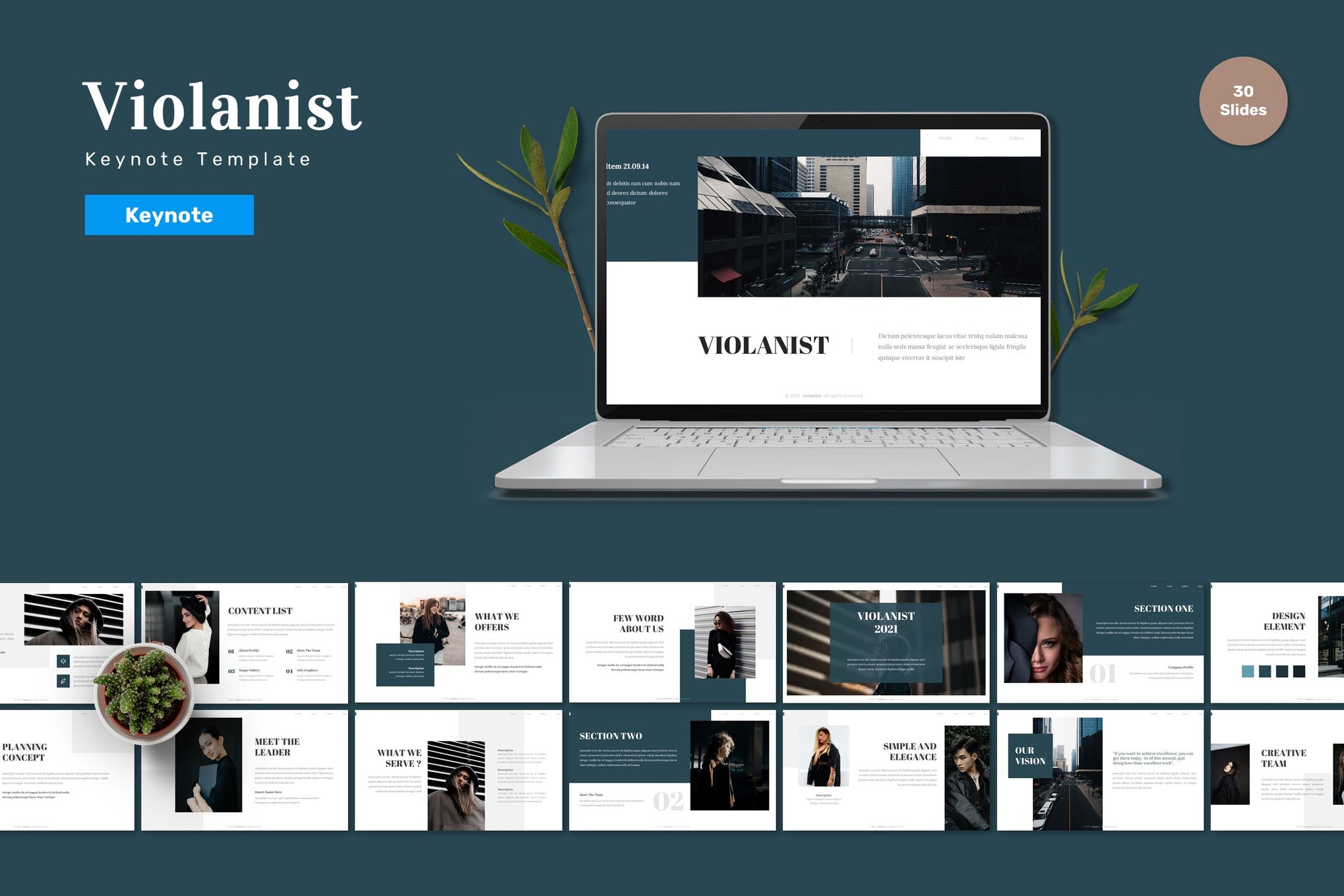 Violanist - Keynote Template