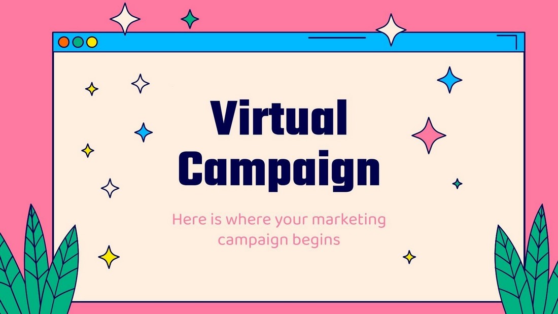 Virtual Campaign Free Google Slides Template