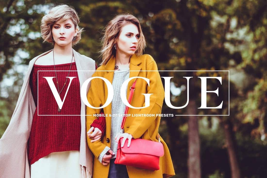 Vogue - Fashion Lightroom Presets Pack