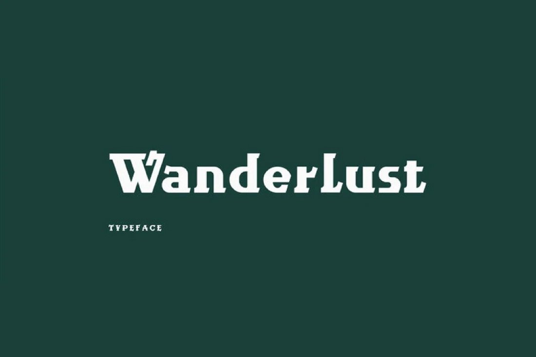 Wanderlust - Free Rustic Font