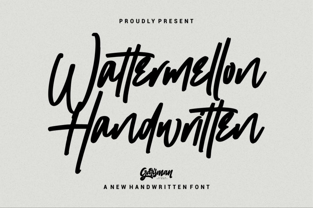 Wattermellon - Handwritten Procreate Font