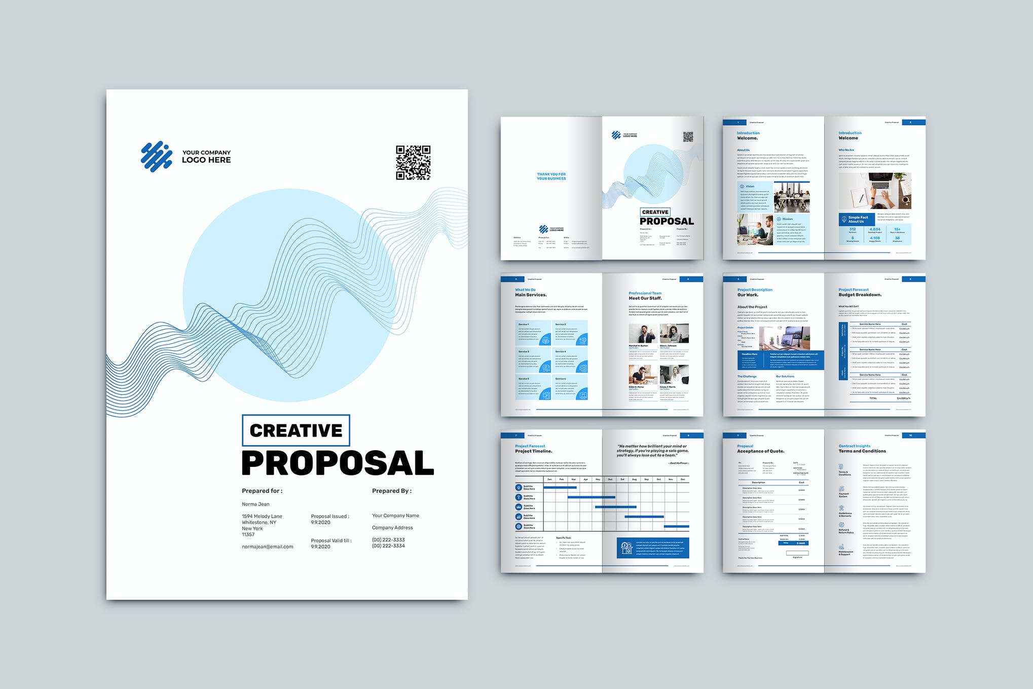 Website Proposal Design Template