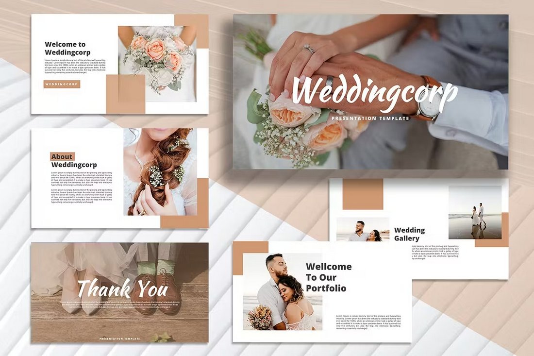 Weddingcorp - Romantic Powerpoint Template