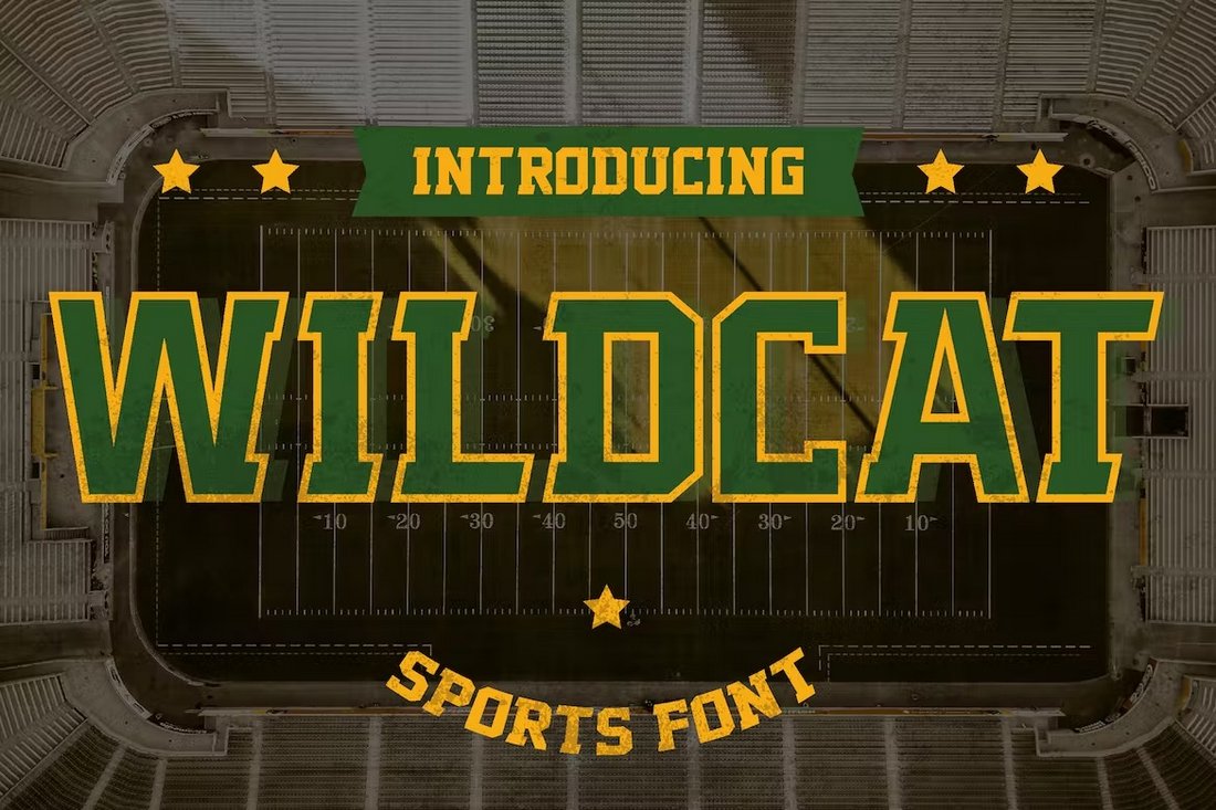 Wildcat - Sports & Baseball Font