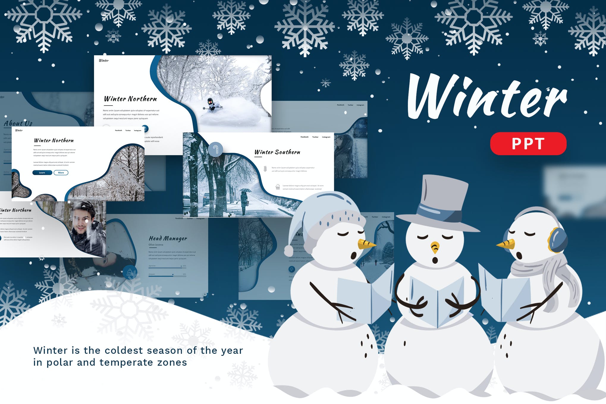 Winter - Creative Powerpoint Template