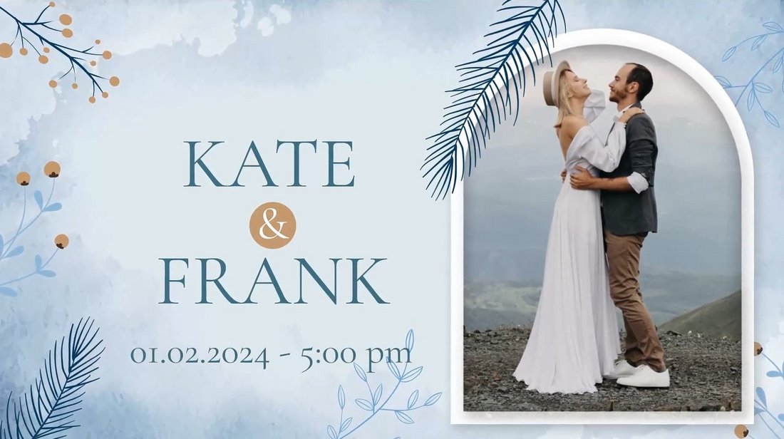 Winter Wedding Slideshow After Effects Template