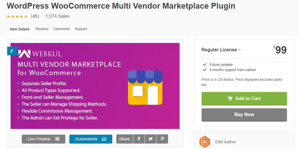 WooCommerce Multi Vendor Marketplace