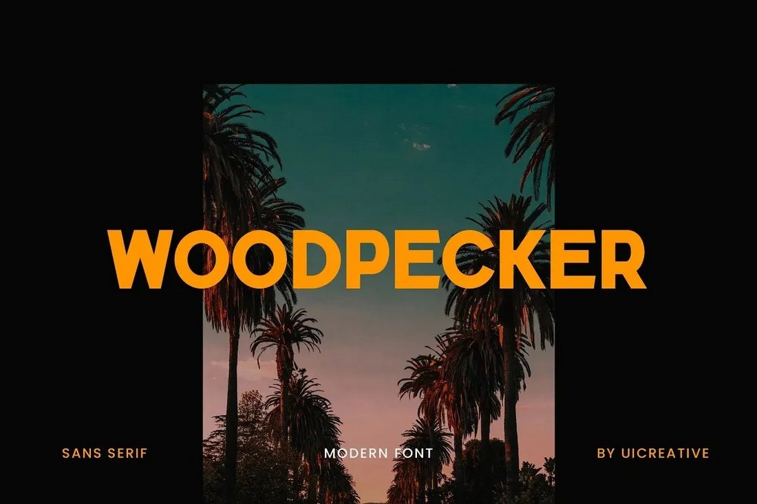 Woodpecker - Free Modern Title Font