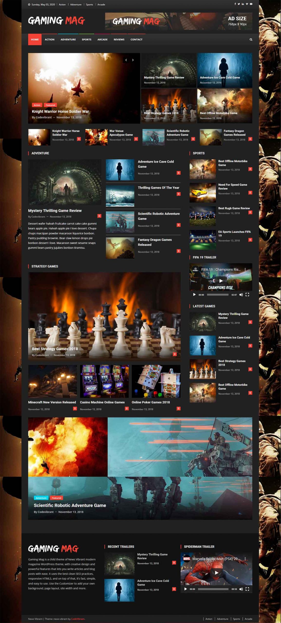 18 Best Gaming WordPress Themes - Themes4WP