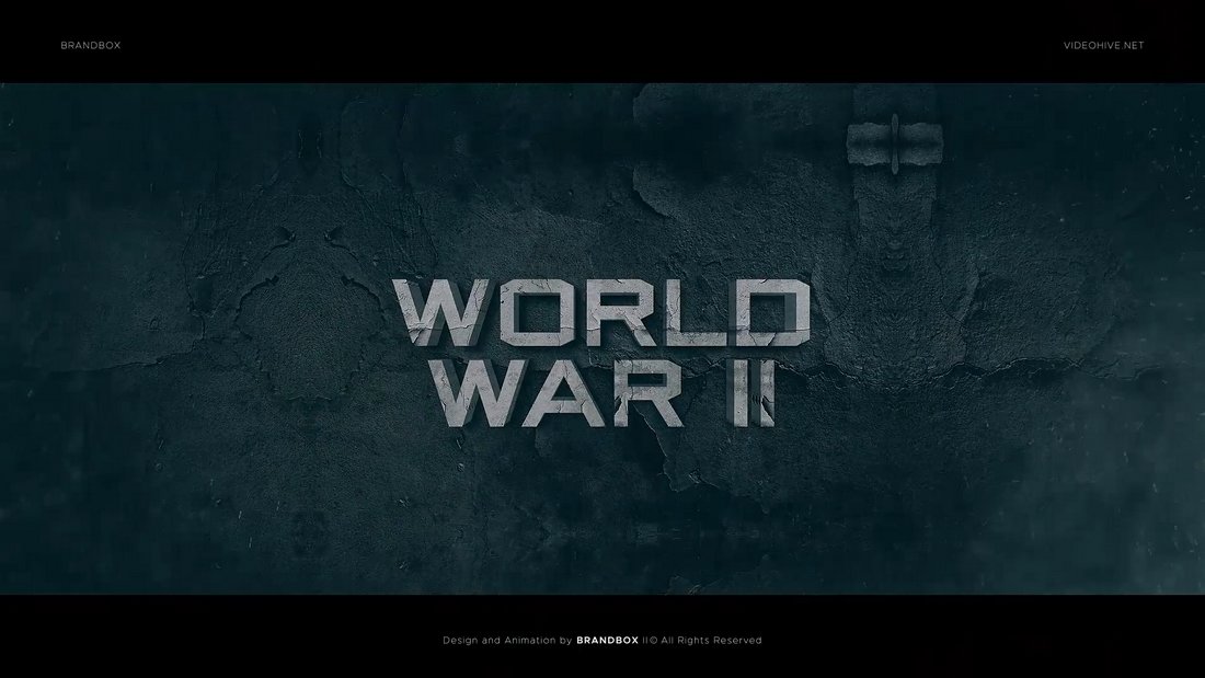 World War Trailer Template for After Effects