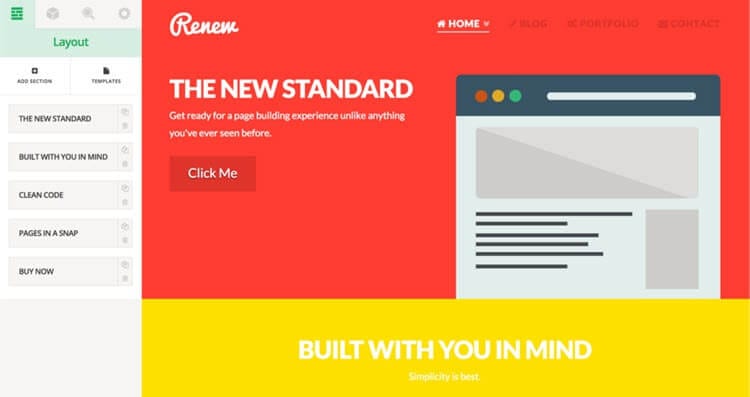 X WordPress Theme Review Cornerstone Builder Sketch