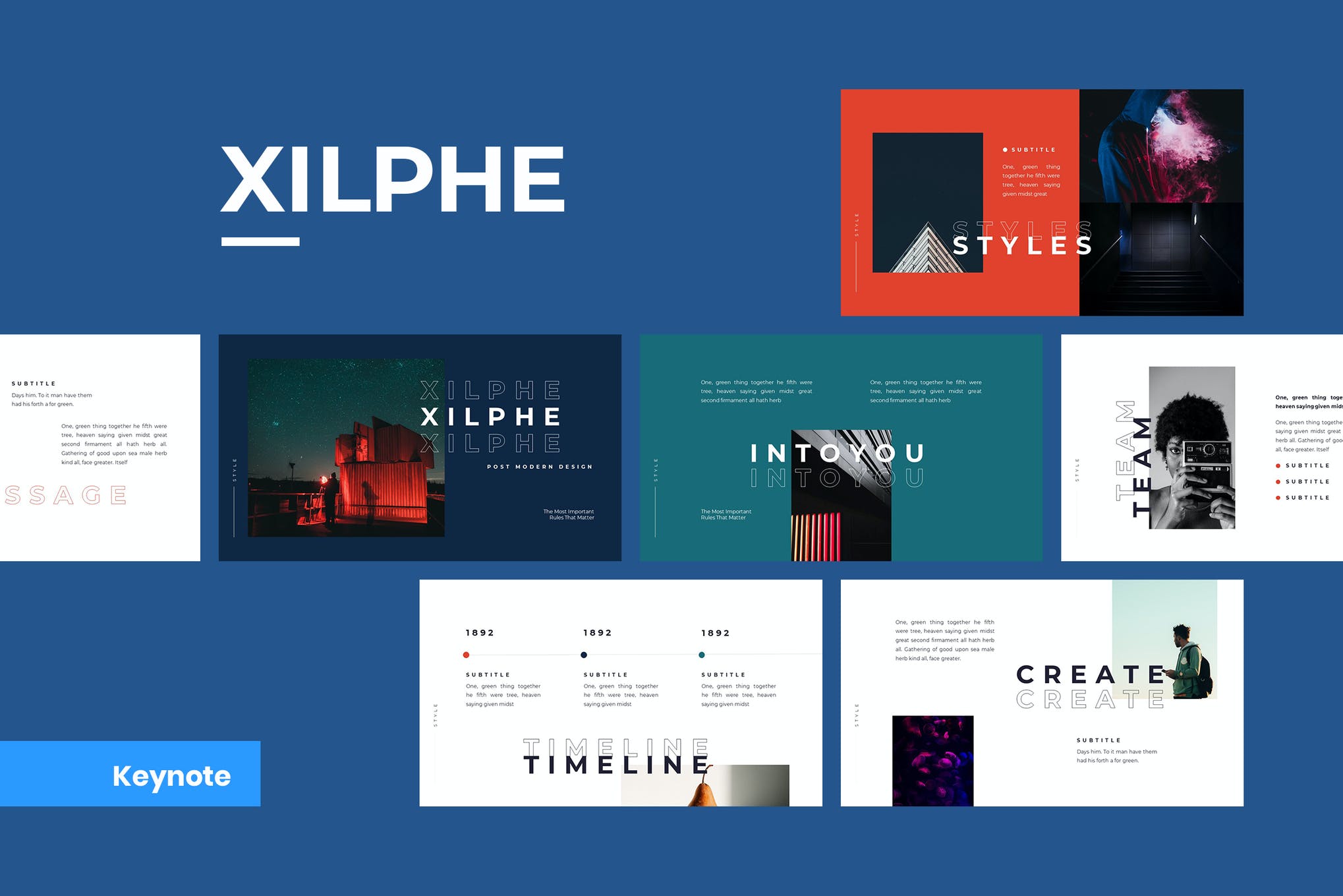 Xilphe Modern Keynote Template