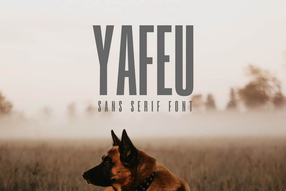 Yafeu - Sans Serif Font Family