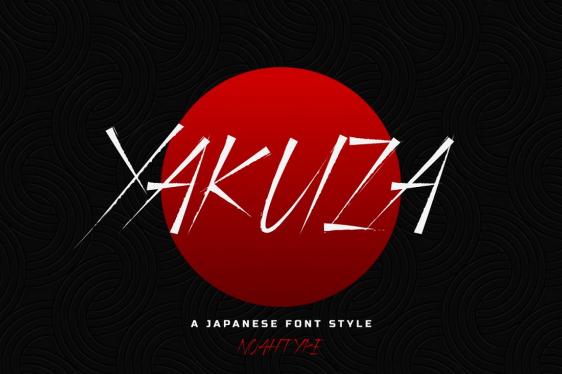 Yakuza - Free Japanese Style Font