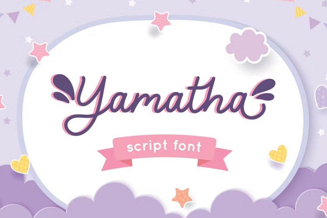 Yamatha - Feminine Swash Font