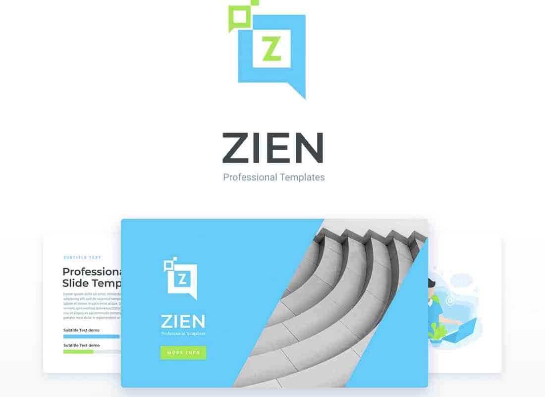 Zien - Free Animated PowerPoint template