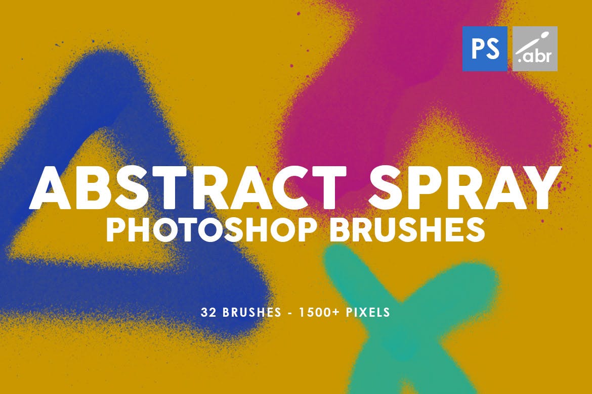 Abstract Spray Photoshop Stamp Brushes