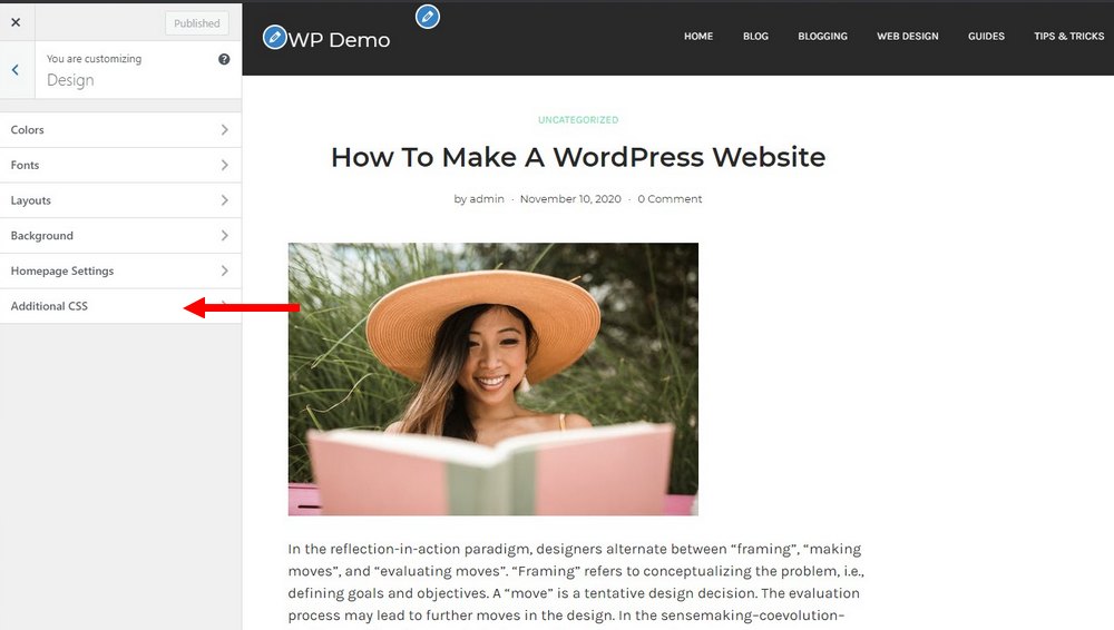 add css in wordpress 1