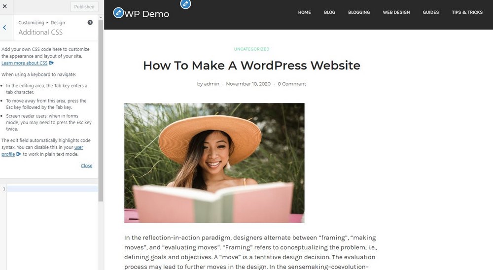 add css in wordpress 2