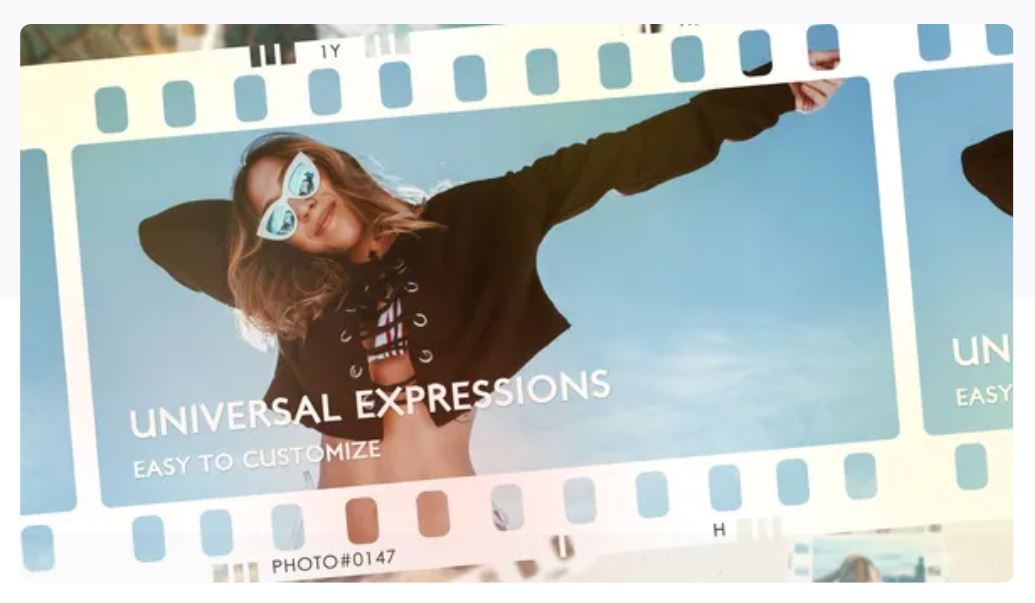 photo presentation template after effects