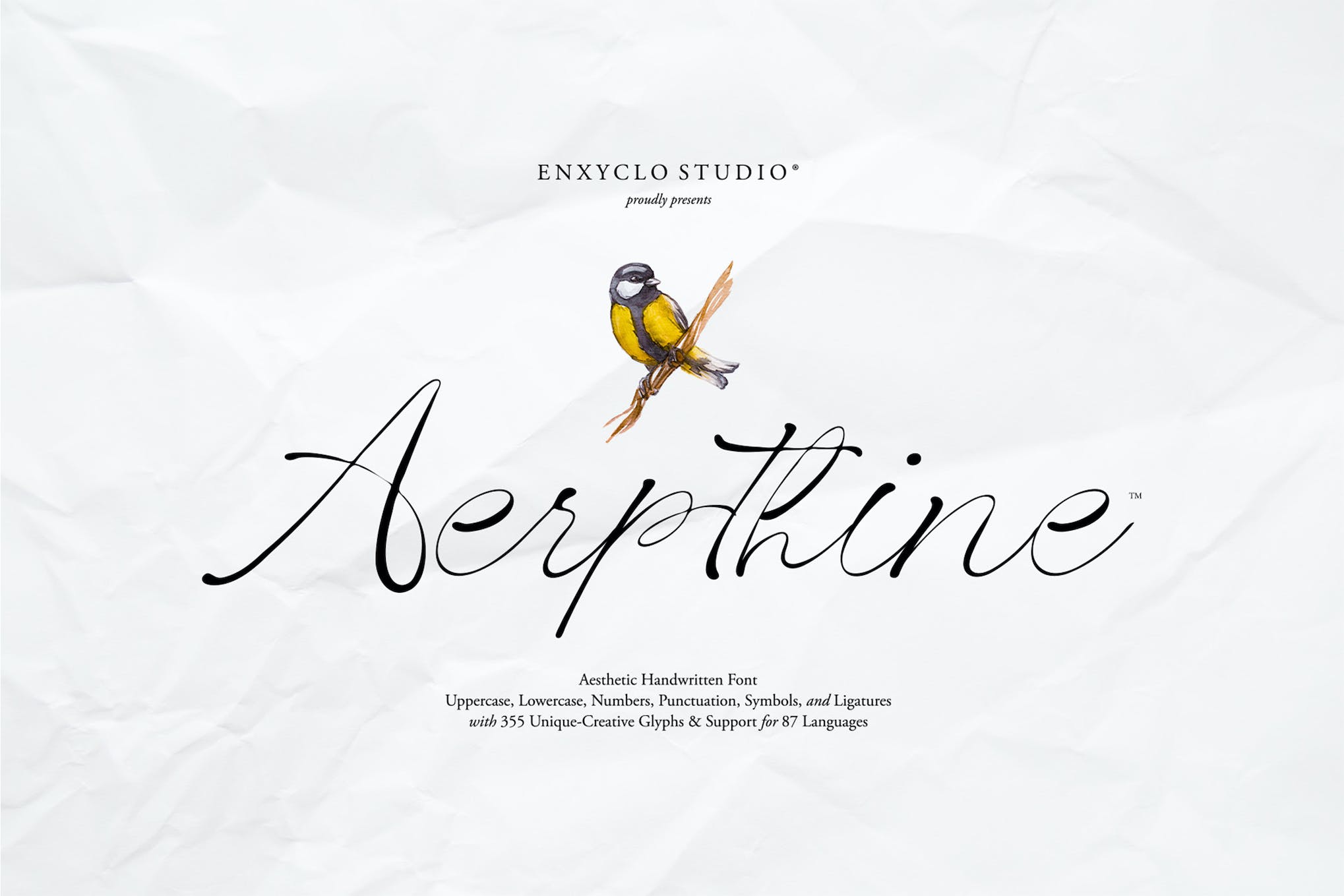 Aerpthine Aesthetic Script