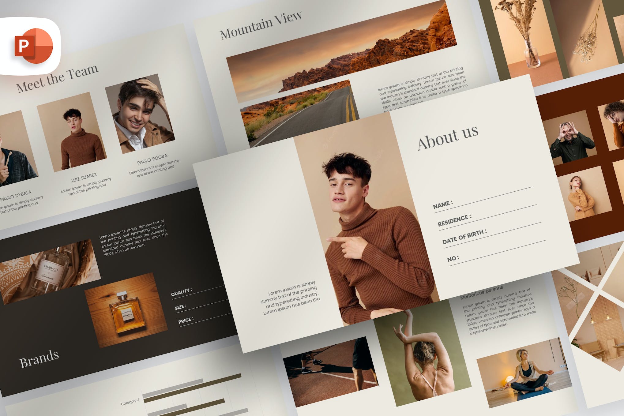 Aesthetic Business PowerPoint Template