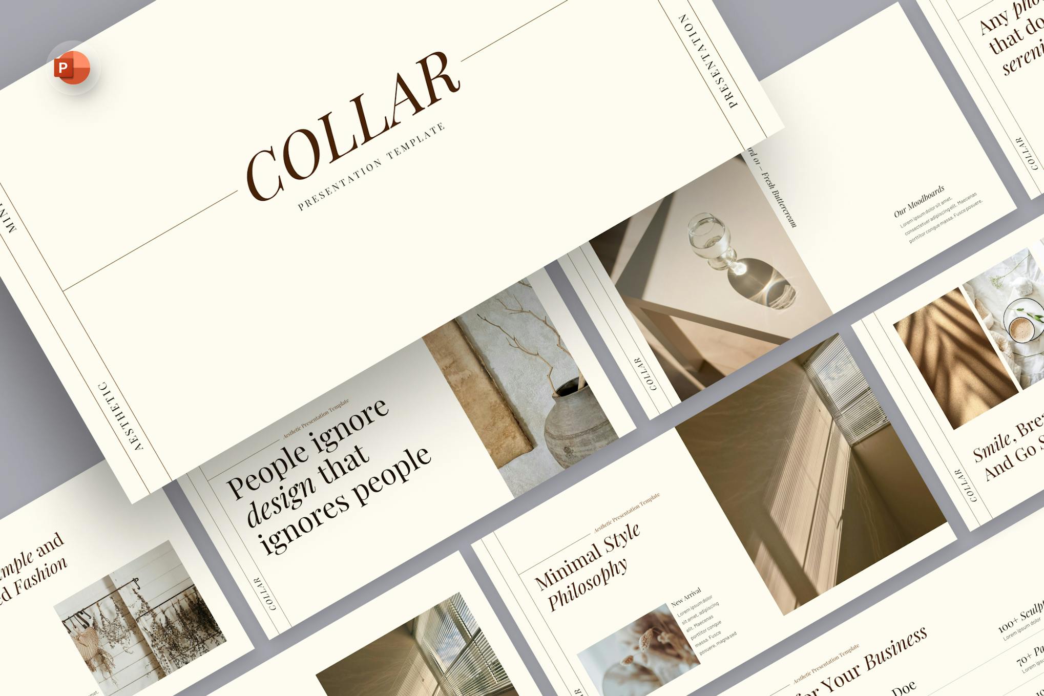 Aesthetic Minimalist PowerPoint Template
