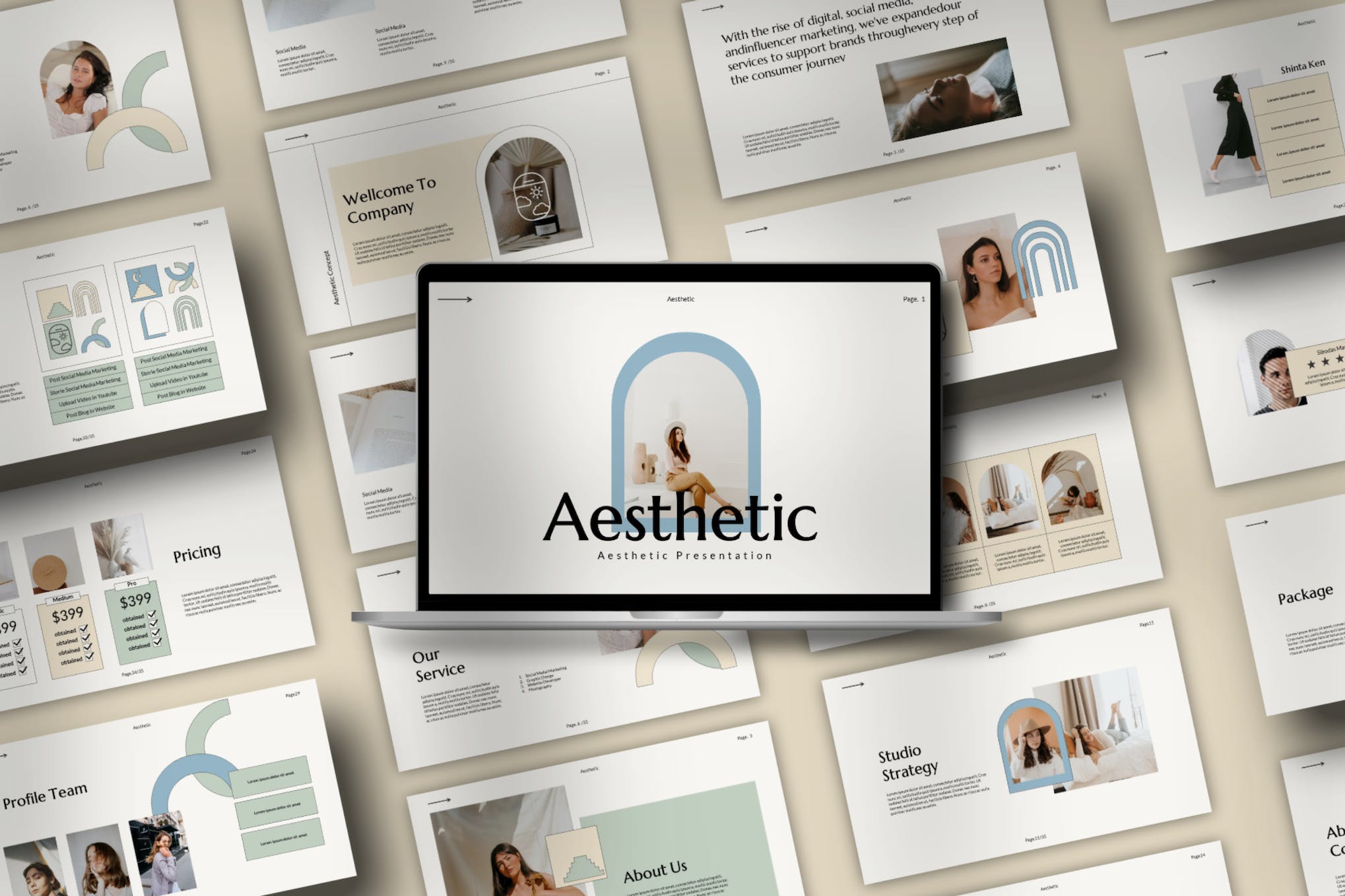 Aesthetic PowerPoint Template