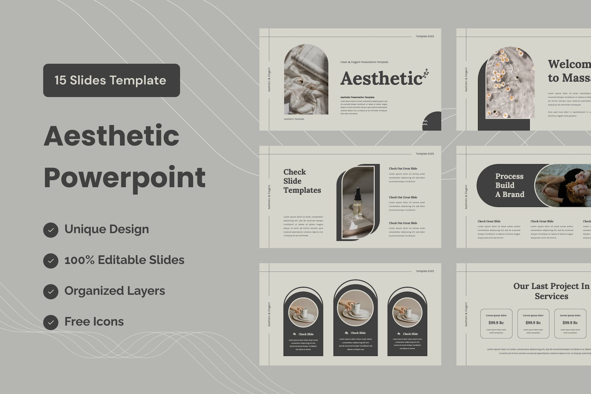 Aesthetic Presentation Template PowerPoint