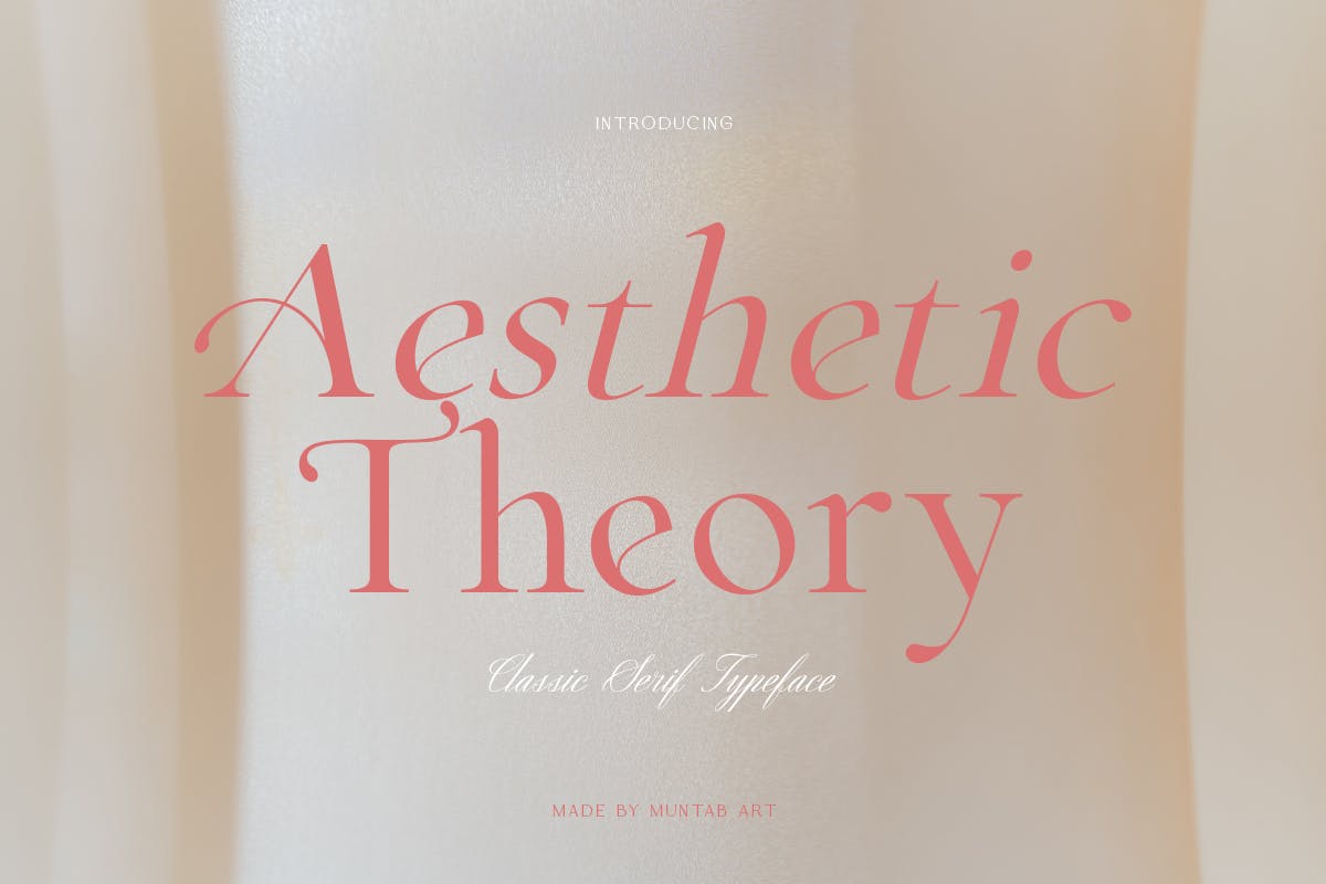 Aesthetic Theory Classic Serif