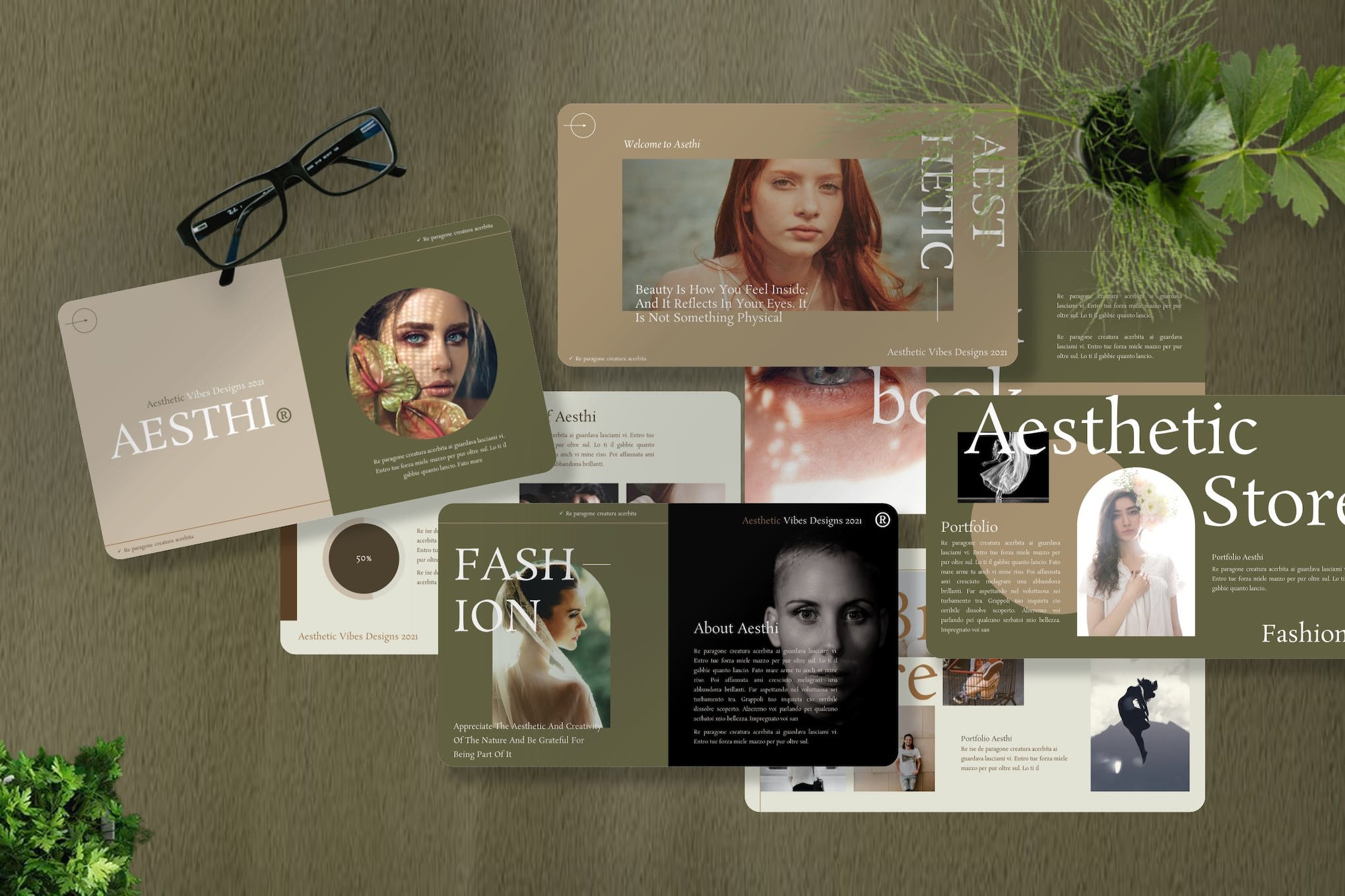 Aesthi Aesthetic PowerPoint Template