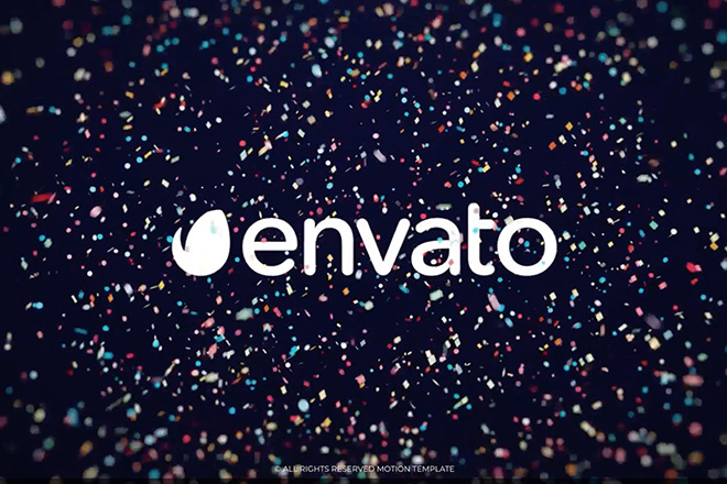 confetti after effects template free download